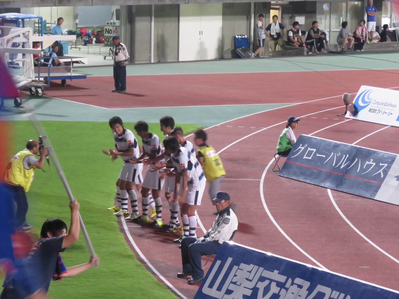 [甲府戦2015A]自らのゴールでゆりかごダンスの秀人